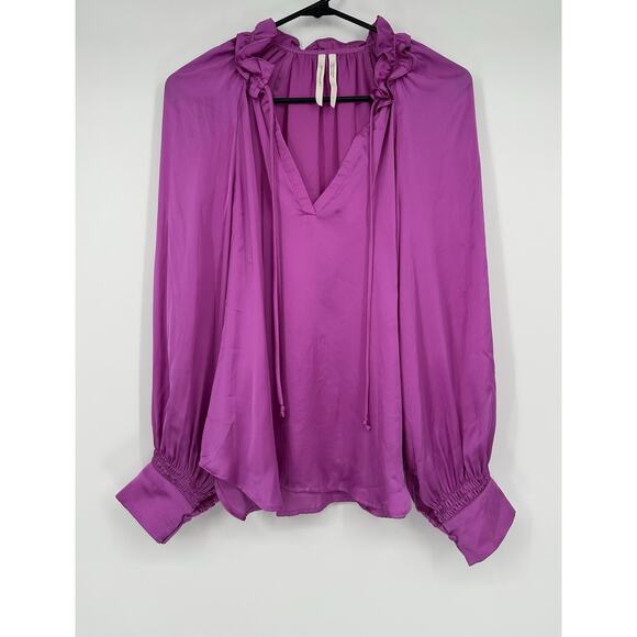 Anthropologie Silky Pullover Blouse - Picture 5 of 10